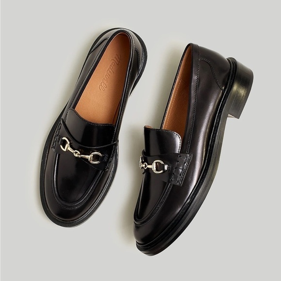 NEW Madewell The Vernon Bit Hardware Loafer in Leather NN868 - Picture 1 of 5